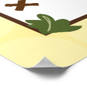 16x24 Kinderzimmer Art ABC Chart Jungle Babies Poster (Ecke)