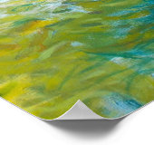 16x24 Triptychon Teil 3 Abstrakte Malerei Kunstdru Poster (Ecke)