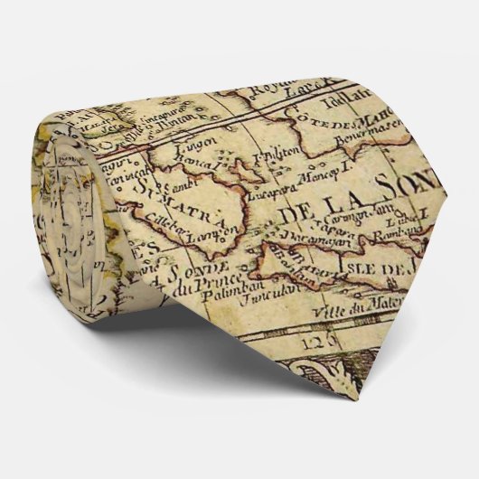 1700 AD ALTE WORLD MAP Krawatte Collection (Gerollt)