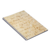 1700s Vintager französischer antiker Notizblock (Rechte Seite)