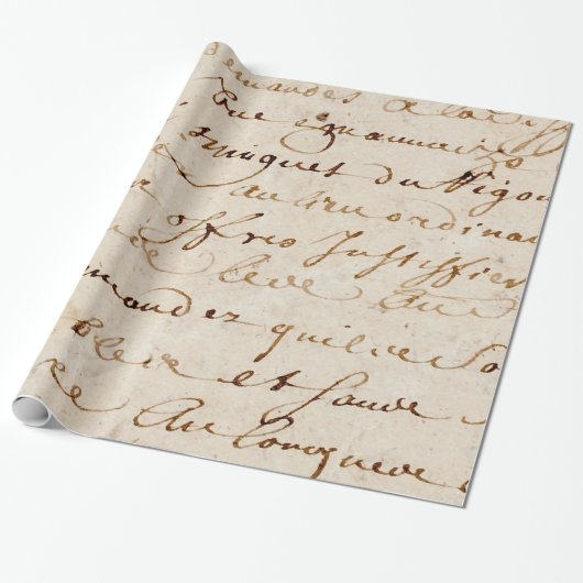 1700s Vintages französisches Geschenkpapier (Ungerollt)
