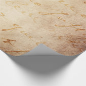 1700s Vintages französisches mit Buchstaben Geschenkpapier (Ecke)