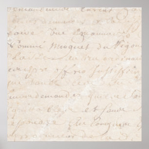 1700s Vintages französisches Retro Poster