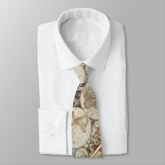 1702 eine neue Karte der Welt Krawatte (Gebunden)