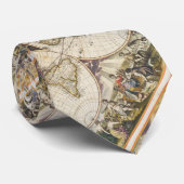 1702 eine neue Karte der Welt Krawatte (Gerollt)