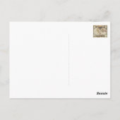1702 Eine neue Weltkarte Postkarte (Rückseite)