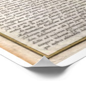 1707 Karte des Mondes Poster (Ecke)