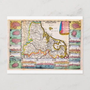 1710 De La Feuille Karte der Niederlande Belgien