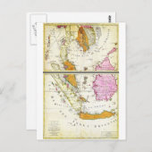 1710 Ottens Karte von Südostasien Singapur Thai (Vorne/Hinten)