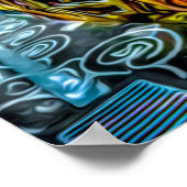 1711 FARBIGE STREET GRAFFITI GANGSTER CITY WALLS POSTER (Ecke)