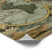 1716 Homann Old World Map Poster (Ecke)