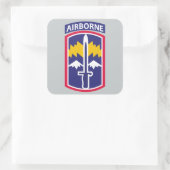 171. Infanterie-Brigade - Im Flugzeug Quadratischer Aufkleber (Tasche)
