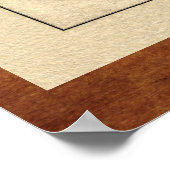 "1720 Guillaume DeLisle" Olde Worlde Map Poster (Ecke)