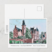 1729 A. de Haen Dutch Kasteel WESTERVELT Postcard Postkarte (Vorne/Hinten)