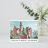 1729 A. de Haen Dutch Kasteel WESTERVELT Postcard Postkarte (Stehend Vorderseite)