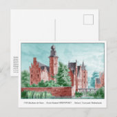 1729 A. de Haen Dutch Kasteel WESTERVELT Postcard Postkarte (Vorne/Hinten)