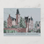 1729 A. de Haen Dutch Kasteel WESTERVELT Postcard Postkarte (Vorderseite)