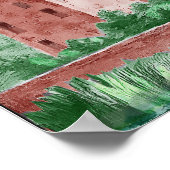 1729 A. de Haen Dutch Kasteel WESTERVELT Poster (Ecke)