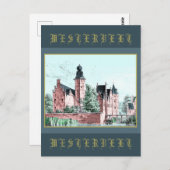 1729 A. de Haen Dutch Kasteel WESTERVELT Postkarte (Vorne/Hinten)