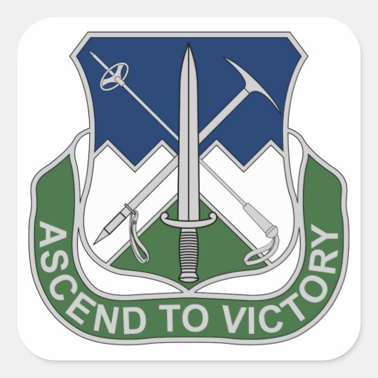 172. Infanterie-Regiment - Auf den Sieg Quadratischer Aufkleber (Vorderseite)
