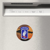 173. ABN BDE Im Flugzeug Brigade Sky Soldiers Vets Magnet (In Situ (Geschirrspüler))