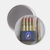 173. ABN BDE Im Flugzeug Brigade Sky Soldiers Vets Magnet (Vorderseite/Rückseite)