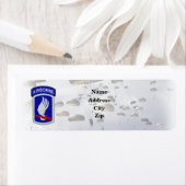 173. ABN BDE Sky Soldiers Veteran Rücksendeadresse (Insitu)