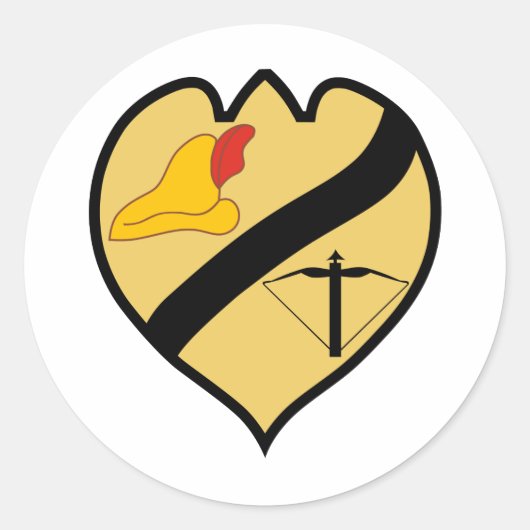 173. AHC Robinhoods Runder Aufkleber (Vorderseite)