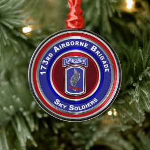 173. Airborn173. Aire Brigade Weihnachten bewahren Ornament Aus Metall
