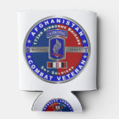 173. Im Flugzeug Brigade Afghanistan Veteran Dosenkühler (Rückseite)