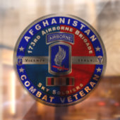 173. Im Flugzeug Brigade Afghanistan Veteran Fensteraufkleber (Blatt 2)