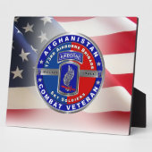 173. Im Flugzeug Brigade Afghanistan Veteran Fotoplatte (Seite)