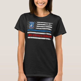 173. Im Flugzeug Brigade American Flag Shirt Veter