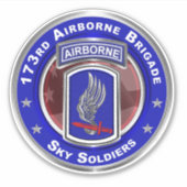 173. Im Flugzeug Brigade Aufkleber (Vorderseite)