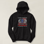173. Im Flugzeug Brigade Combat Team U.S Flag Vete Hoodie (Design vorne)