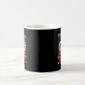 173. Im Flugzeug Brigade Combat Team U.S Flag Vete Kaffeetasse (Mittel)