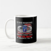 173. Im Flugzeug Brigade Combat Team U.S Flag Vete Kaffeetasse (Links)