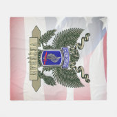 173. Im Flugzeug Brigade Fleecedecke (Vorderseite (Horizontal))