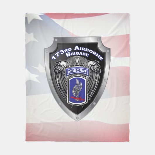 173. Im Flugzeug Brigade Fleecedecke (Vorderseite)