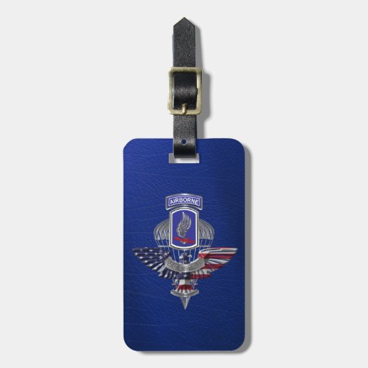 173. Im Flugzeug Brigade Gepäckanhänger (Vorderseite vertikal)