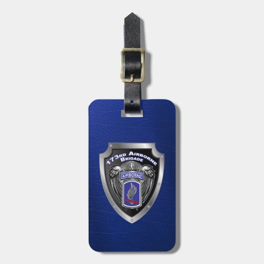 173. Im Flugzeug Brigade Gepäckanhänger (Vorderseite vertikal)