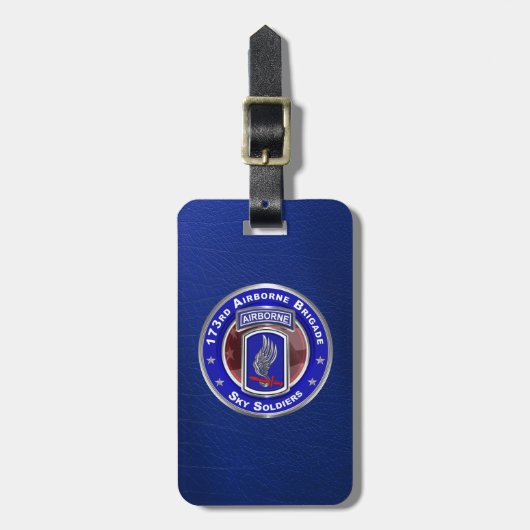 173. Im Flugzeug Brigade   Gepäckanhänger (Vorderseite vertikal)