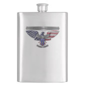 173. Im Flugzeug Brigade-Kampf-Team Veteran Flask Flachmann (Vorderseite)