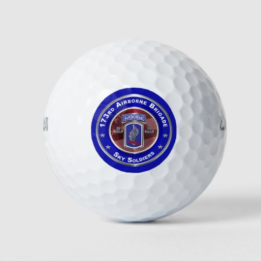 173. Im Flugzeug Brigade-Kampfmannschaft Golfball (Vorderseite)