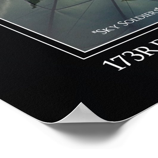 173. Im Flugzeug Brigade-Kampfmannschaft Poster (Ecke)