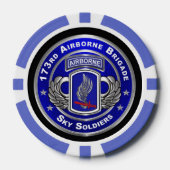 173. Im Flugzeug Brigade Pokerchips (Vorderseite)