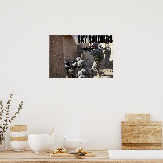 173. Im Flugzeug Brigade Poster (Küche)
