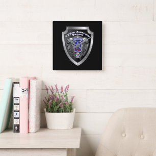 173. Im Flugzeug Brigade Quadratische Wanduhr