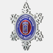 173. Im Flugzeug Brigade Schneeflocken Zinn-Ornament (Rechts)