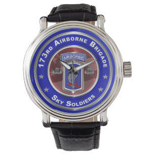 173. Im Flugzeug Brigade-SKY-SOLDIERS Sake Armbanduhr